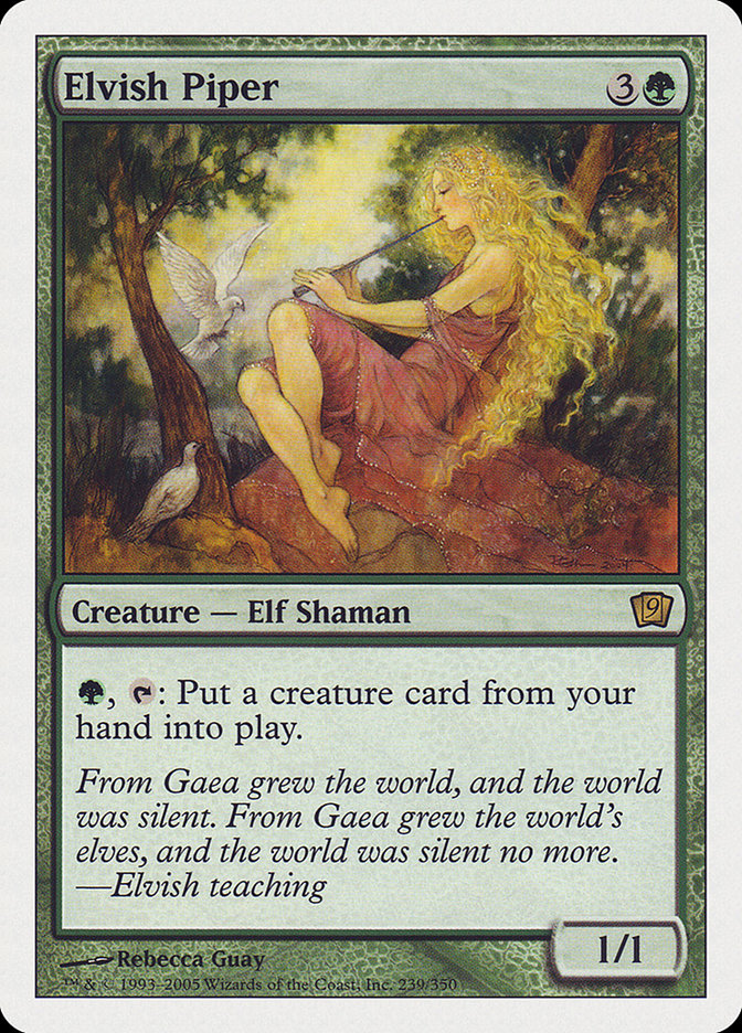 {R} Elvish Piper [Ninth Edition][9ED 239]
