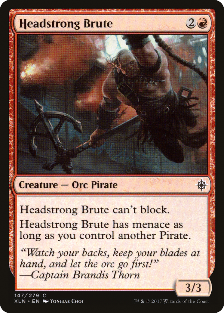 {C} Headstrong Brute [Ixalan][XLN 147]