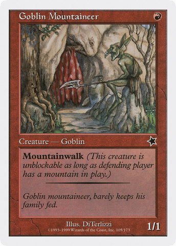 {C} Goblin Mountaineer [Starter 1999][S99 105]