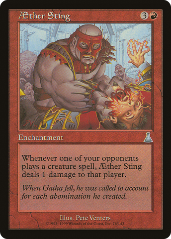 {C} Aether Sting [Urza's Destiny][UDS 076]