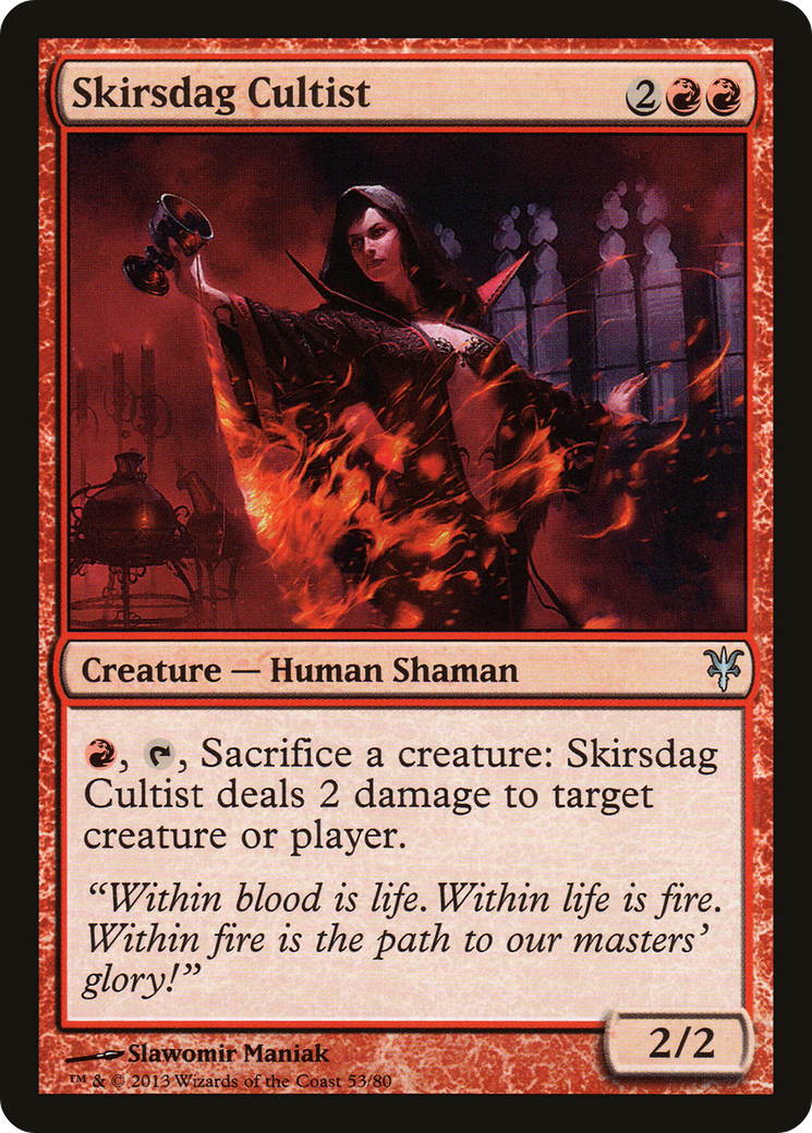 {C} Skirsdag Cultist [Duel Decks: Sorin vs. Tibalt][DDK 053]