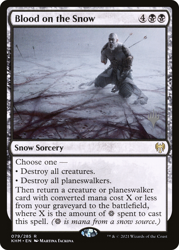 {R} Blood on the Snow (Promo Pack) [Kaldheim Promos][PP KHM 079]