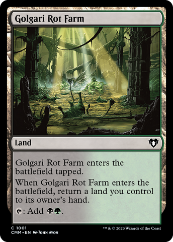 {C} Golgari Rot Farm [Commander Masters][CMM 1001]