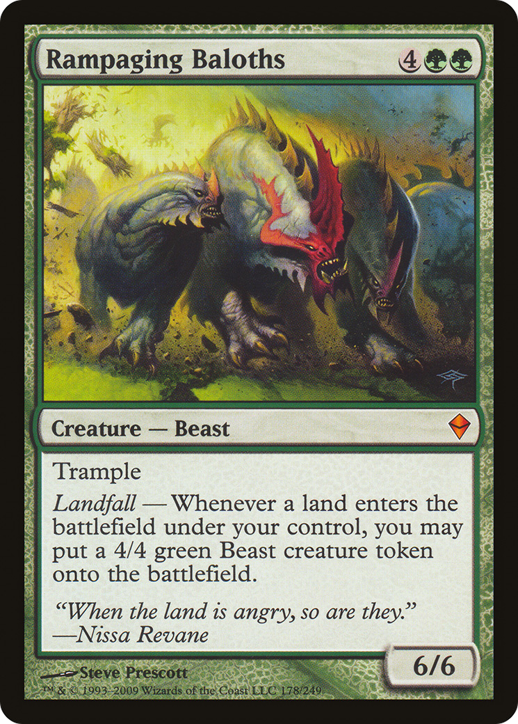 {R} Rampaging Baloths [Zendikar][ZEN 178] - Misty Mountain Games