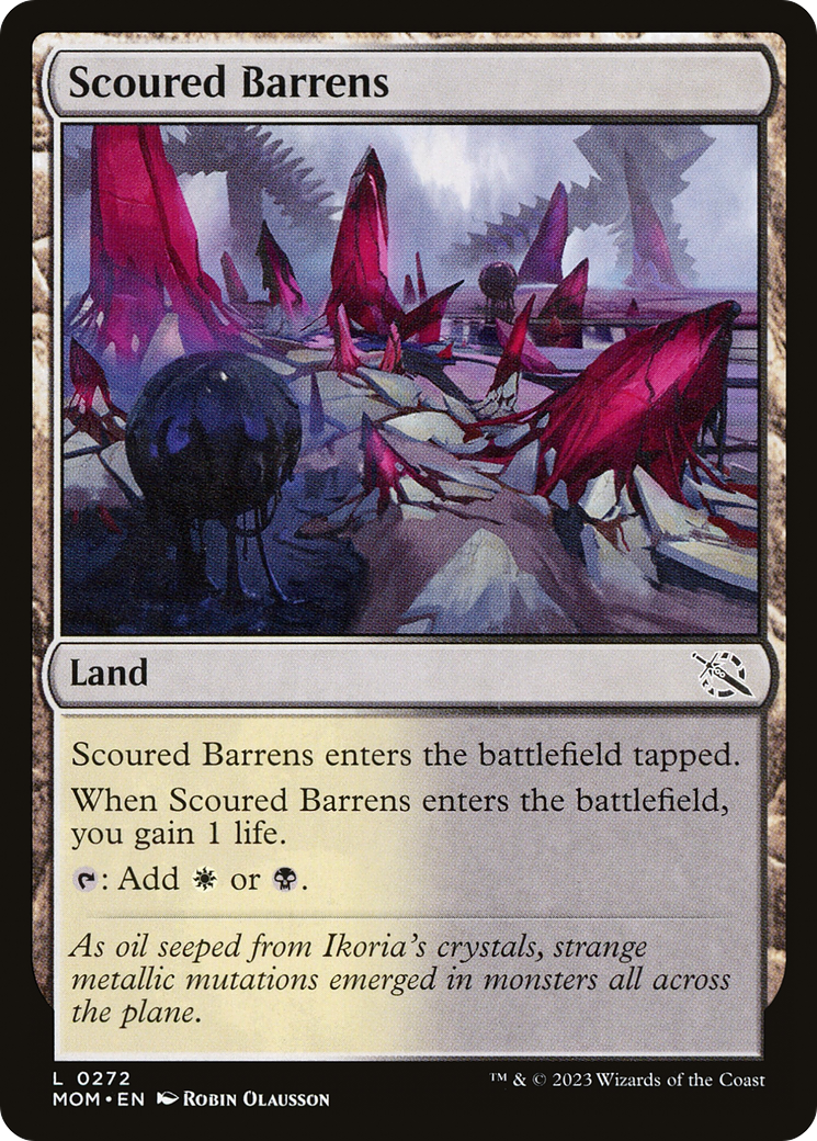 {C} Scoured Barrens [March of the Machine][MOM 272]