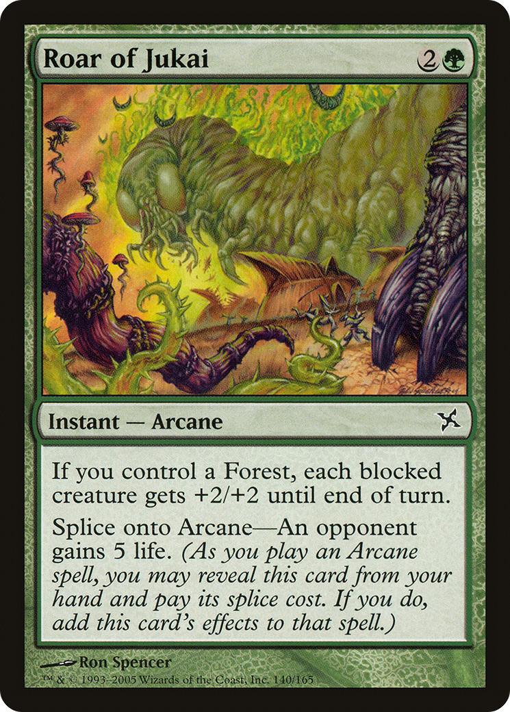 {C} Roar of Jukai [Betrayers of Kamigawa][BOK 140]