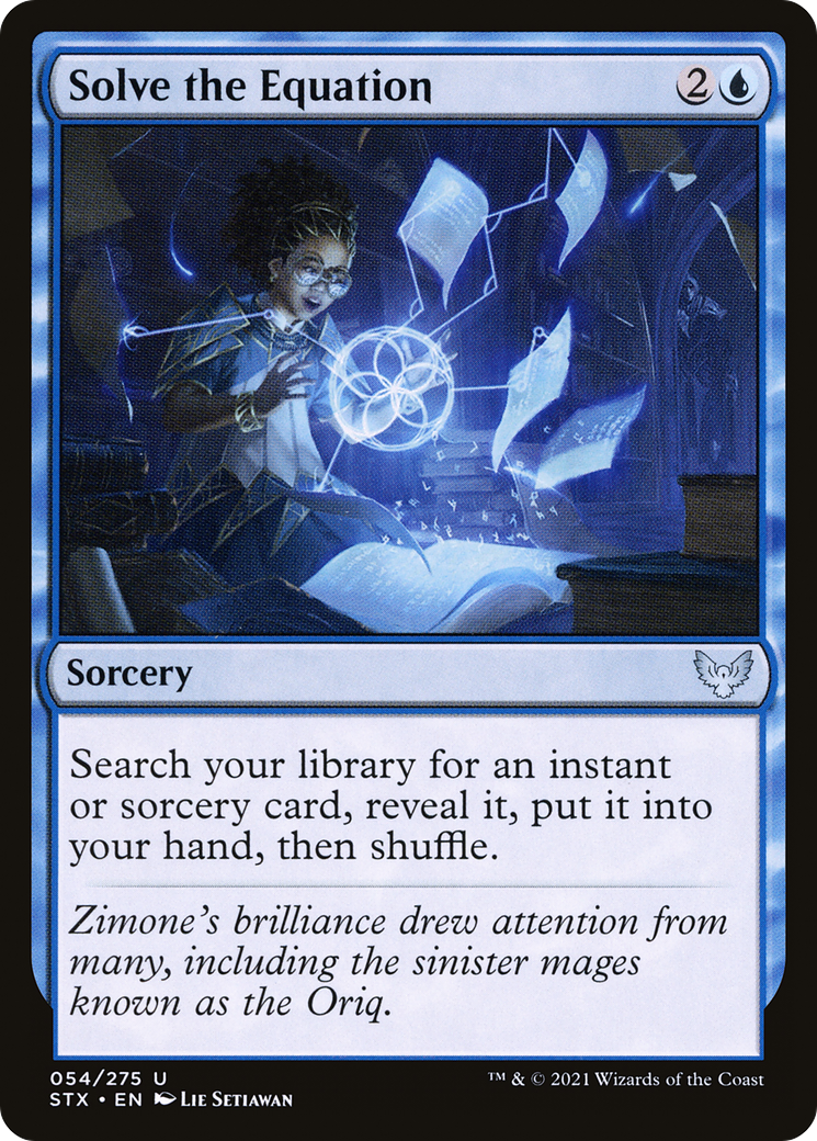 {C} Solve the Equation [Strixhaven: School of Mages][STX 054]