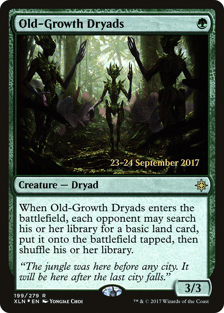 {R} Old-Growth Dryads [Ixalan Prerelease Promos][PR XLN 199] - Misty Mountain Games