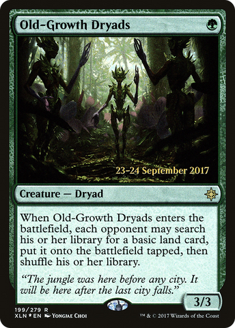 {R} Old-Growth Dryads [Ixalan Prerelease Promos][PR XLN 199]