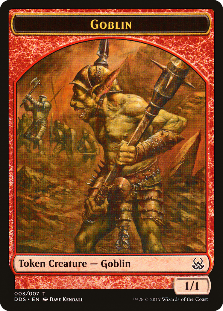 {T} Goblin Token [Duel Decks: Mind vs. Might Tokens][TDDS 003]