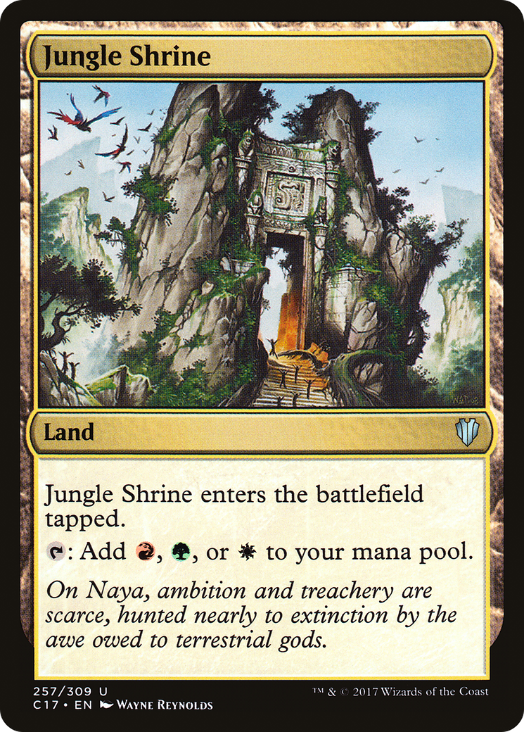 {C} Jungle Shrine [Commander 2017][C17 257]