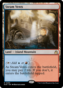 {R} Steam Vents [Ravnica Remastered][RVR 288]