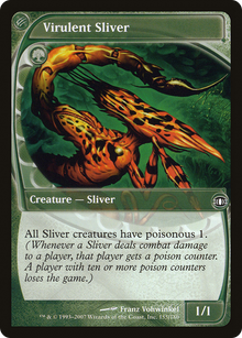{C} Virulent Sliver [Future Sight][FUT 155] - Misty Mountain Games