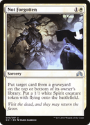 {C} Not Forgotten [Shadows over Innistrad][SOI 030]