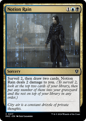 {C} Notion Rain [Murders at Karlov Manor Commander][MKC 217]