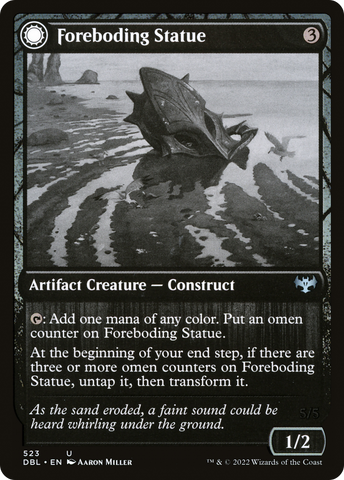 {C} Foreboding Statue // Forsaken Thresher [Innistrad: Double Feature][DBL 523]