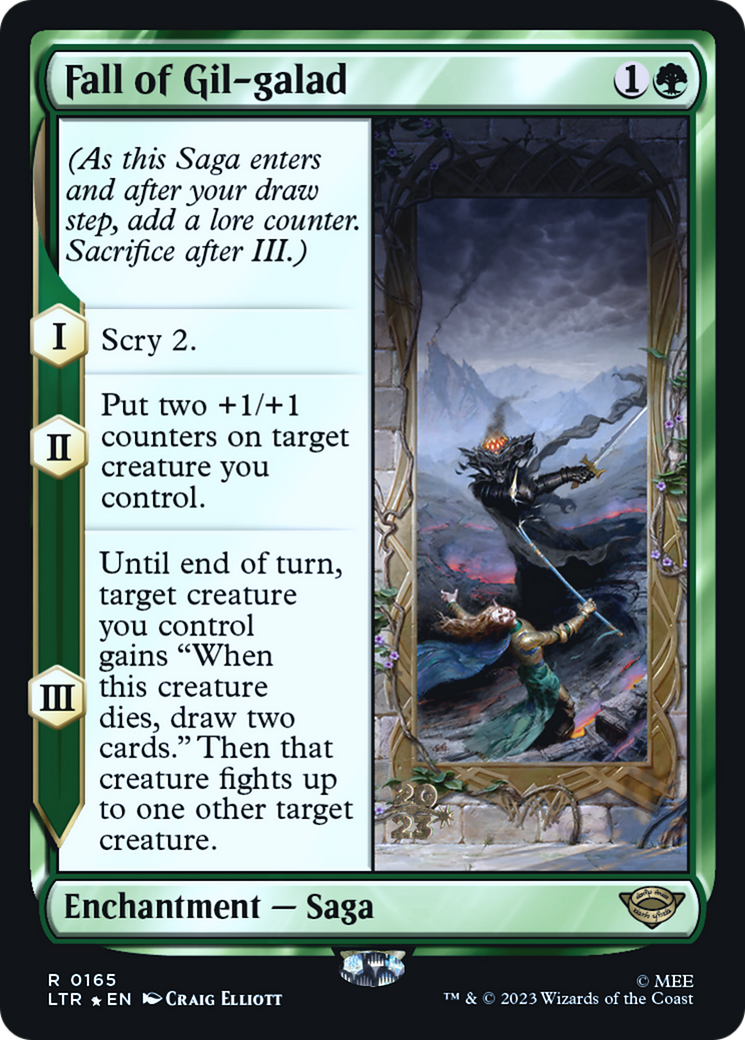 {R} Fall of Gil-galad [The Lord of the Rings: Tales of Middle-Earth Prerelease Promos][PR LTR 165]