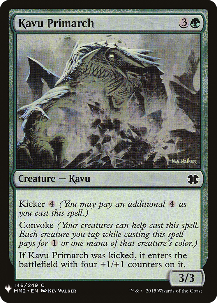 {C} Kavu Primarch [Mystery Booster][LS MM2 146]
