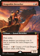 {R} Dragonkin Berserker (Extended Art) [Kaldheim][KHM 357]