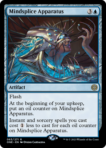 {R} Mindsplice Apparatus (Promo Pack) [Phyrexia: All Will Be One Promos][PP ONE 063]