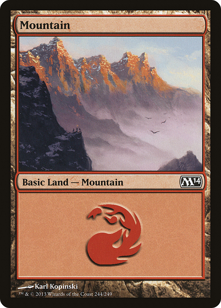 {B}[M14 244] Mountain (244) [Magic 2014]