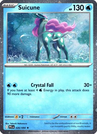 [PKM] Suicune (Cosmos Holo) (026/094) Holofoil [Miscellaneous Cards & Products]
