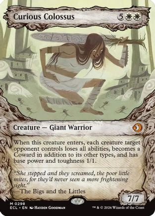 Curious Colossus (Showcase) [ECL-298]  Foil