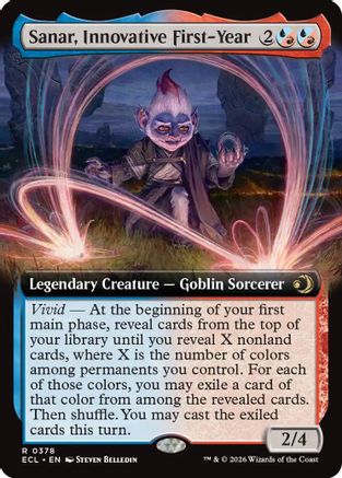 Sanar, Innovative First-Year (Extended Art) [ECL-378]  Foil