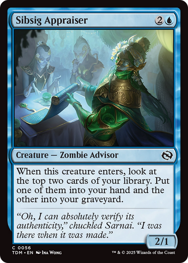 {@C} Sibsig Appraiser [Tarkir: Dragonstorm][TDM 056]