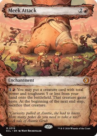 Meek Attack (0319) (Showcase) [ECL-319]  Foil
