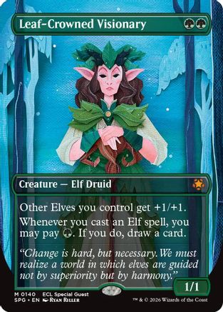 Leaf-Crowned Visionary (Borderless) [SPG-140]