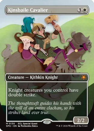 Kinsbaile Cavalier (Borderless) [SPG-130]  Foil