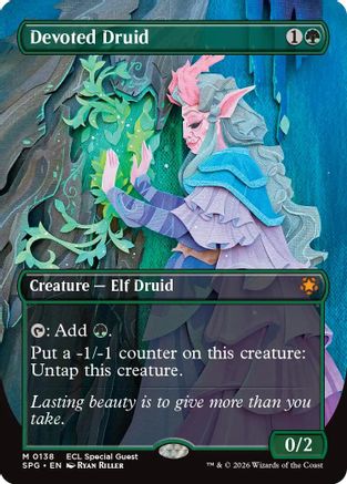 Devoted Druid (Borderless) [SPG-138]  Foil