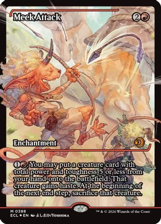 Meek Attack (388) (Showcase) [ECL-388]  Foil