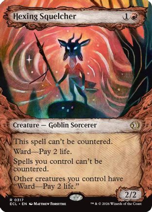 Hexing Squelcher (Showcase) [ECL-317]  Foil