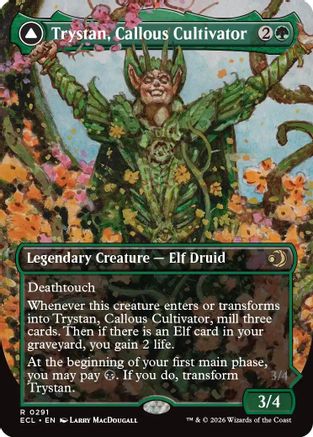 Trystan, Callous Cultivator (Borderless) [ECL-291]  Foil