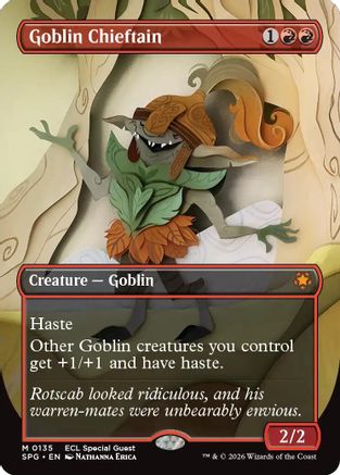 Goblin Chieftain (Borderless) [SPG-135]  Foil