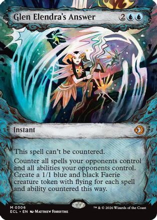 Glen Elendra's Answer (Showcase) [ECL-306]  Foil
