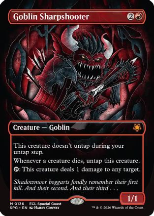 Goblin Sharpshooter (Borderless) [SPG-136]  Foil