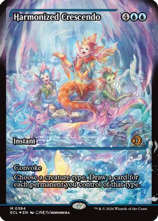 {@R} Harmonized Crescendo (0384) (Showcase) [ECL 384]  Foil