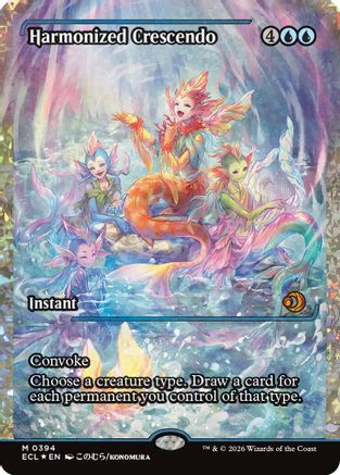 Harmonized Crescendo (0394) (Showcase) (Fracture Foil) [ECL-394]  Foil