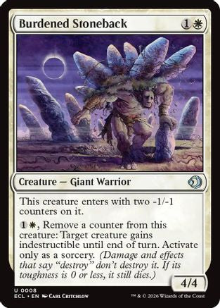 Burdened Stoneback [ECL-008]  Foil