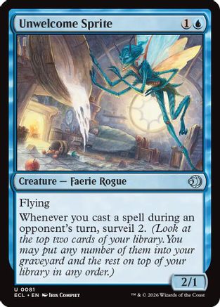 Unwelcome Sprite [ECL-081]  Foil