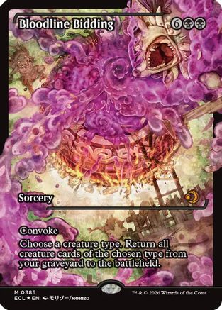 Bloodline Bidding (Showcase) [ECL-385]  Foil