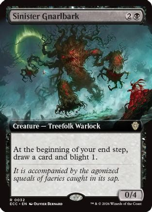 Sinister Gnarlbark (Extended Art) [ECC-032]