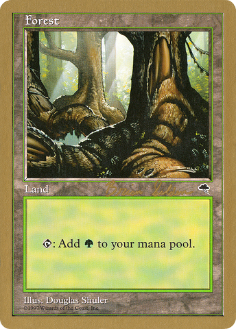 {B}[GB WC98 BS348] Forest (bs348) (Brian Selden) [World Championship Decks 1998]