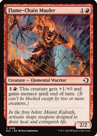 Flame-Chain Mauler [ECL-138]  Foil