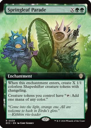 Springleaf Parade (Extended Art) [ECC-039]  Foil