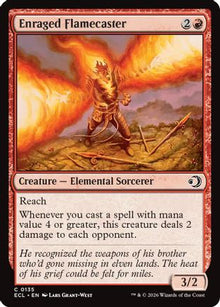 {@C} Enraged Flamecaster [ECL 135]  Foil