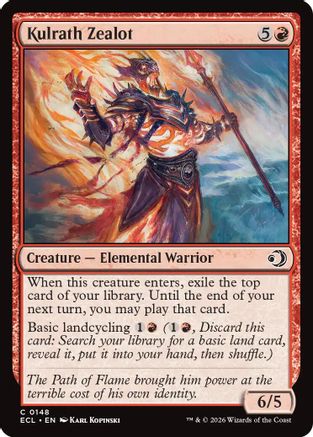 Kulrath Zealot [ECL-148]  Foil